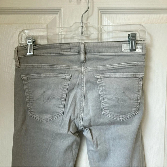 AG ADRIANO GOLDSCHMIED “Stevie” Ankle Gray Jeans Size 27 - Picture 7 of 9